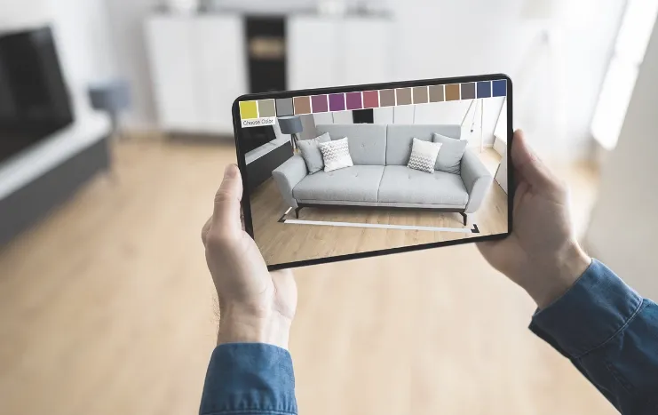 Augmented reality interior design visualization by Trinergy
