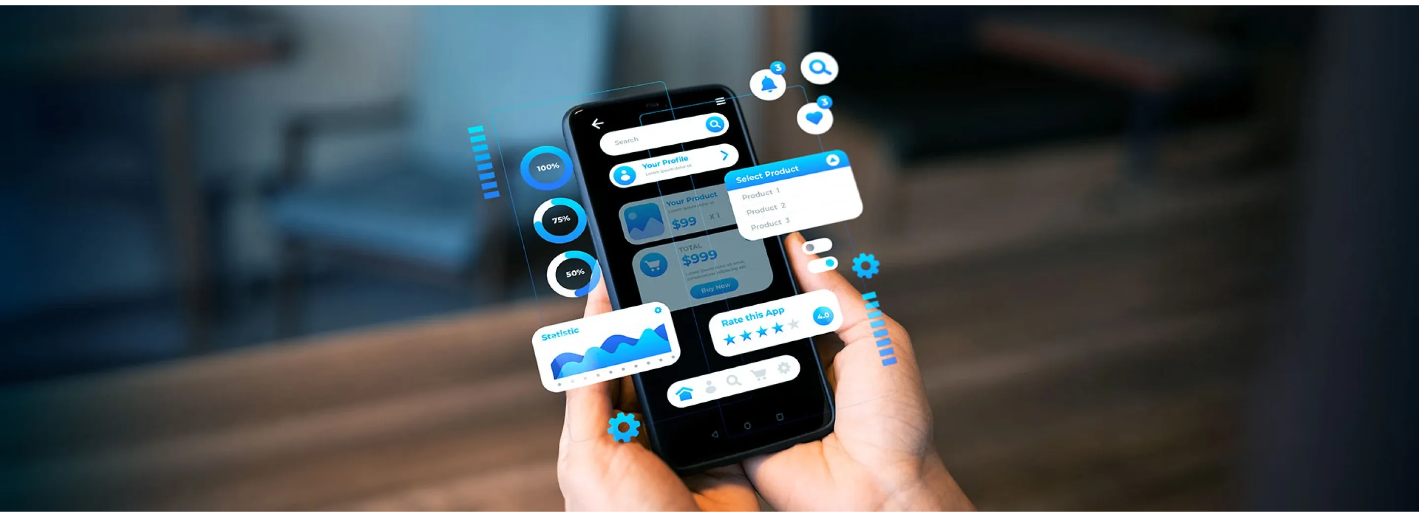 A hand pointing to a search bar, symbolizing Trinergy’s expertise in enhancing online business visibility through SEO strategies.