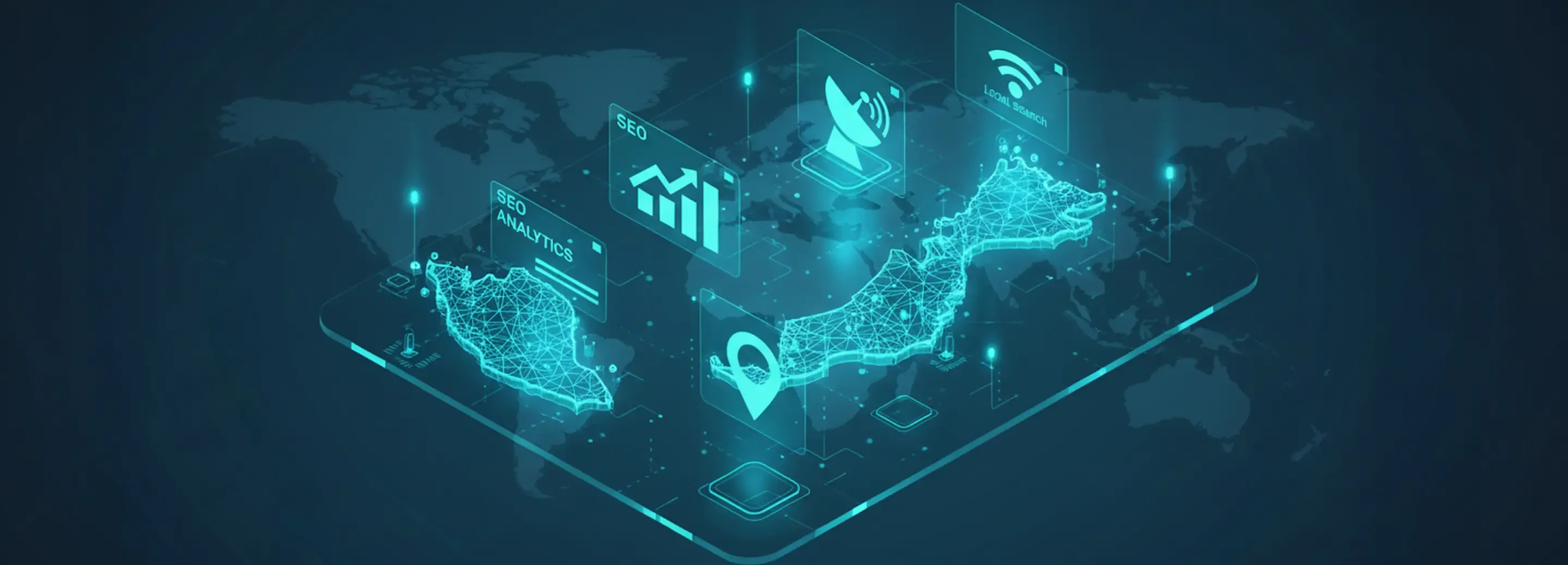 A hand pointing to a search bar, symbolizing Trinergy’s expertise in enhancing online business visibility through SEO strategies.