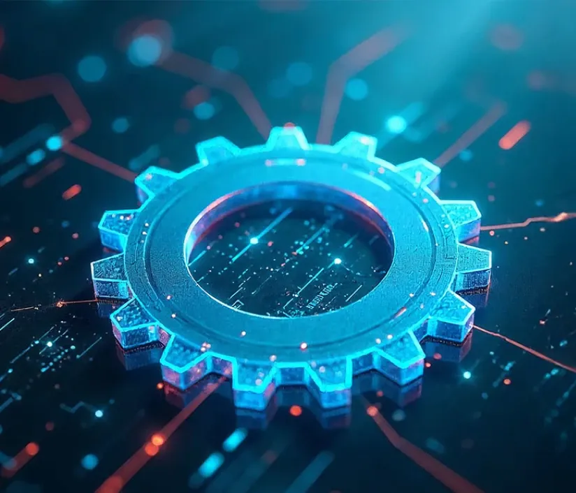 A hand pointing to a search bar, symbolizing Trinergy’s expertise in enhancing online business visibility through SEO strategies.