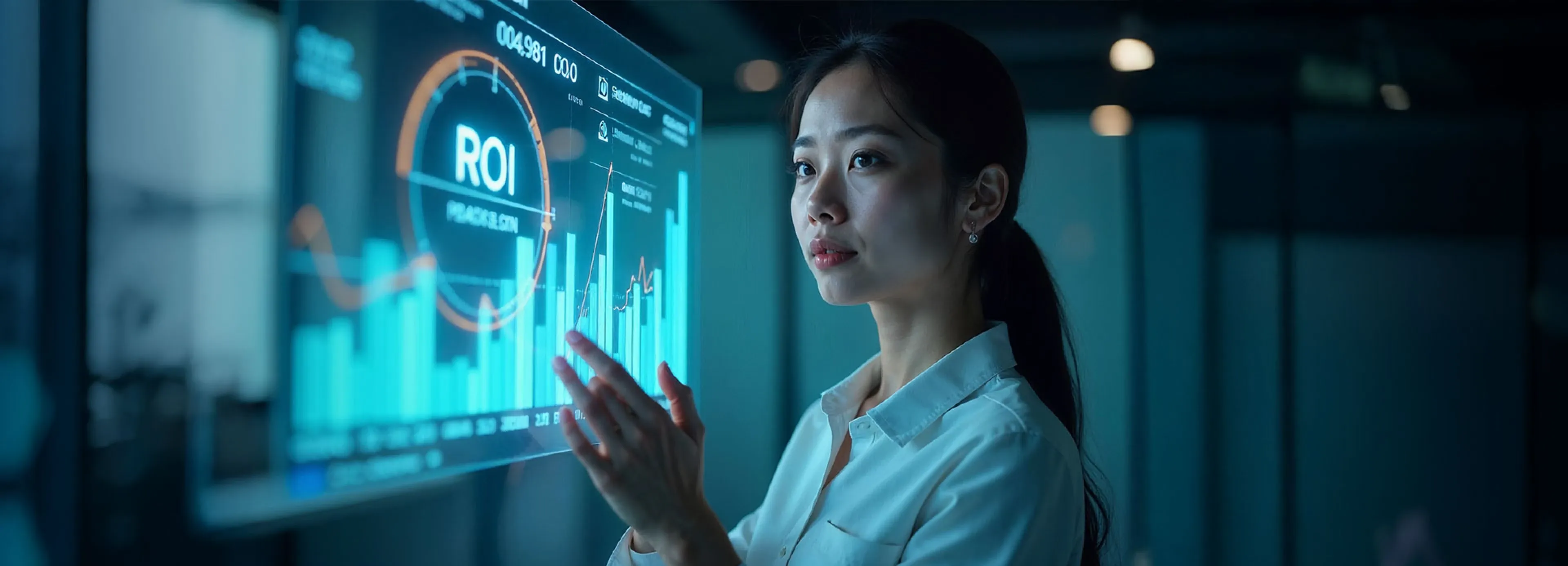 A hand pointing to a search bar, symbolizing Trinergy’s expertise in enhancing online business visibility through SEO strategies.