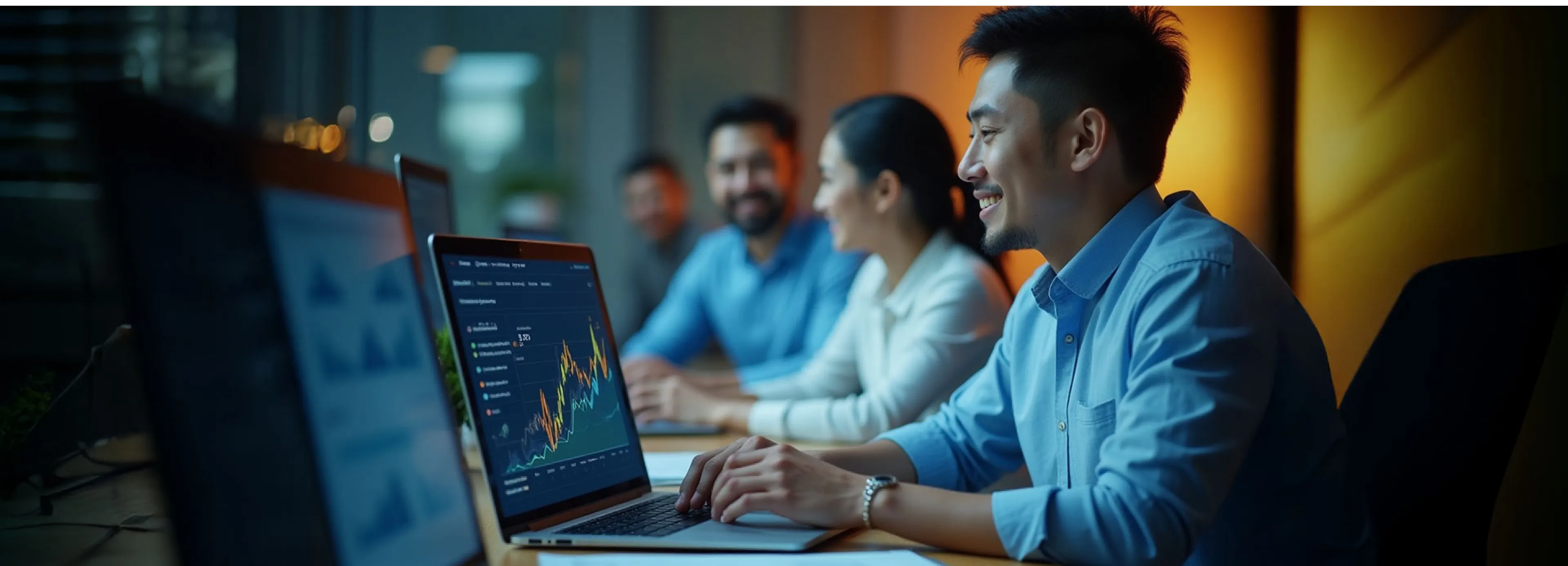 A hand pointing to a search bar, symbolizing Trinergy’s expertise in enhancing online business visibility through SEO strategies.