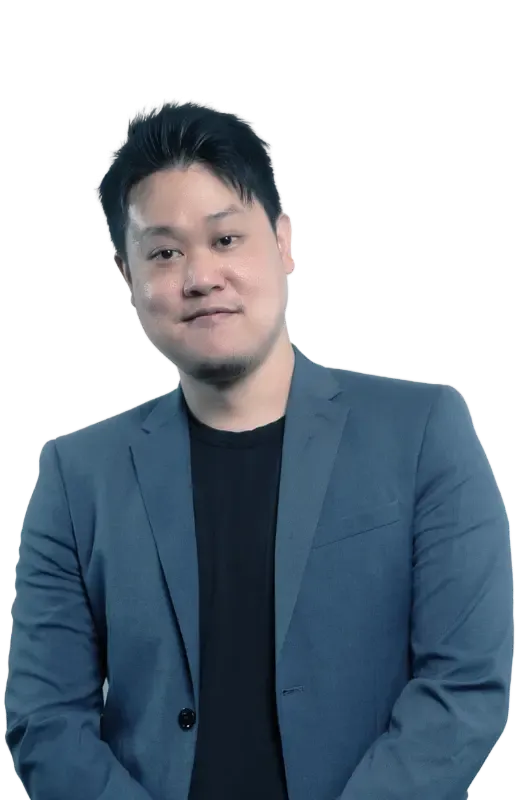 Chris Wong, Chief Creative Officer at Trinergy, emphasizing the power of creativity in delivering impactful results.